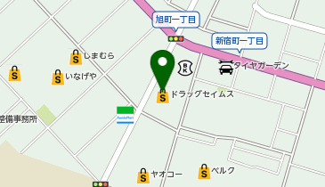 ジャンボランドリーふわふわ川越新宿店の地図画像