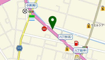 あらうんだワールド春日部小渕店の地図画像