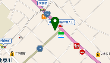 大型コインランドリー小見川店の地図画像