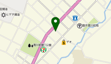 大型コインランドリー清川町店の地図画像