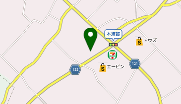 大型コインランドリー本須賀店の地図画像