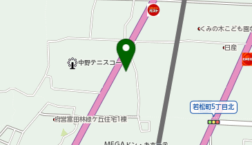 コインランドリー天一の地図画像