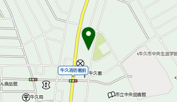 ジャンボランドリーふわふわ牛久店の地図画像