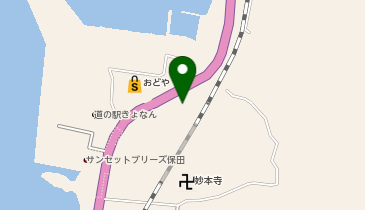 大型コインランドリー桃太郎鋸南店の地図画像