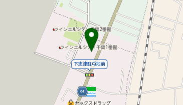 大型コインランドリー若松店の地図画像