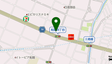 コインランドリーふかふか船堀店の地図画像