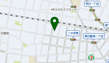 大型コインランドリーミミちゃん東日暮里店の地図画像