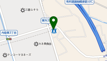 コインランドリー厚木上依知店の地図画像