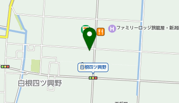 大型コインランドリー白根店の地図画像