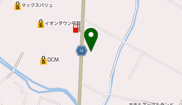 コインランドリー平賀店の地図画像