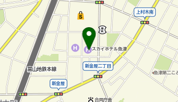 コインランドリーサンサンの地図画像