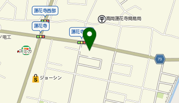 コインランドリー蓮花寺店の地図画像