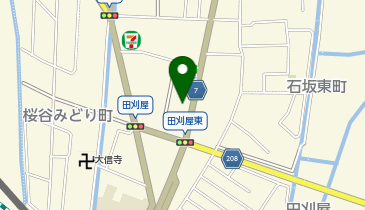 コインランドリー石坂店の地図画像