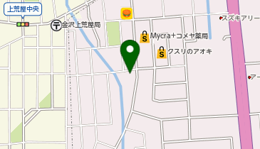 A・ウォッシュ御経塚店の地図画像