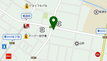 コインランドリー楽洗館東小川店の地図画像