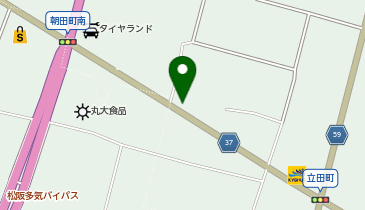 コインランドリーじらくの地図画像