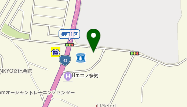 コインランドリーモコモコの地図画像