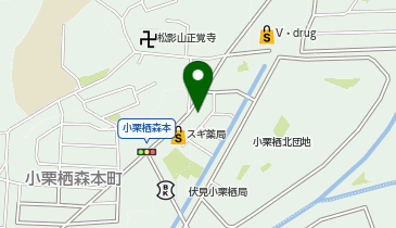 ホワイト急便小栗栖店の地図画像