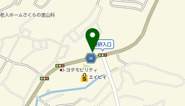 コインランドリーコーフの地図画像