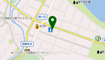 コインランドリーあおぞら伊丹店の地図画像
