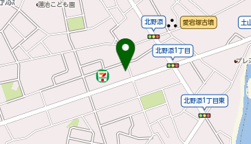 コインランドリー西野添店の地図画像