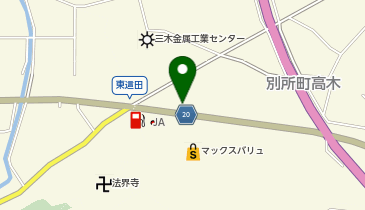 コインランドリーフジヤ別所店の地図画像
