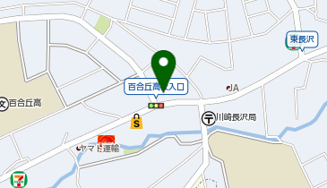 コインランドリーデポ川崎南生田店の地図画像