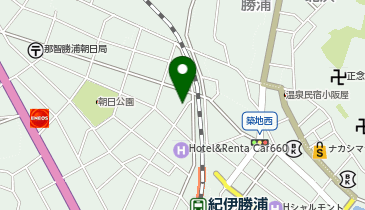 コインランドリー洗濯生活勝浦店の地図画像