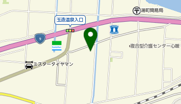 コインランドリー玉湯店の地図画像