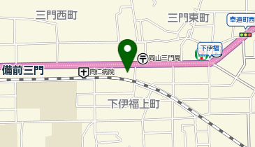 コインランドリーテイクファイブ下伊福店の地図画像