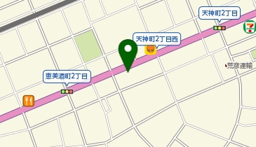 コインランドリー天神店の地図画像