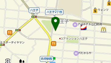 コインランドリー防府店の地図画像