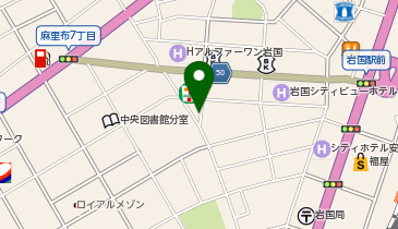 コインランドリー麻里布店の地図画像