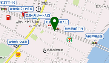 WASH-MART観音店の地図画像