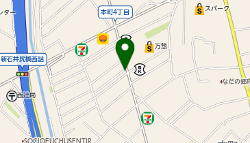 WASH-PARK府中本町店の地図画像