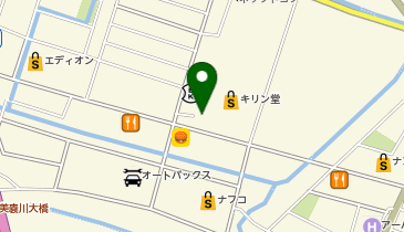 コインランドリーフジヤ大村店の地図画像