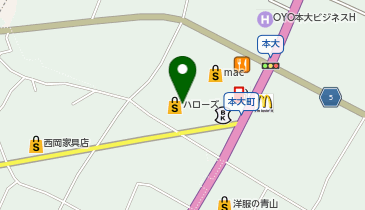 コインランドリー観音寺店の地図画像