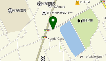 コインランドリー中府の地図画像