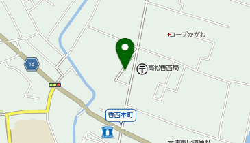 コインランドリー香西本町店の地図画像