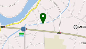 コインランドリーあおぞら北島店の地図画像