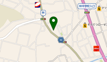 コインランドリーデポ厚木林店の地図画像