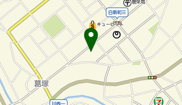 コインランドリーデポ新潟白新店の地図画像