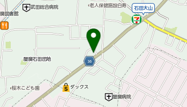 ホワイト急便石田店の地図画像