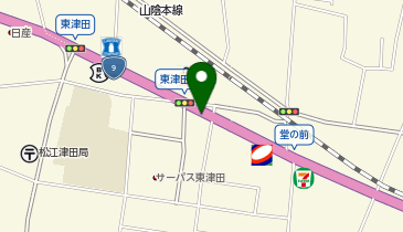 ランドリーデポ松江東津田町店の地図画像