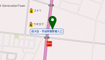 ランドリーデポ燕西太田店の地図画像