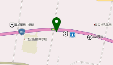 コインランドリーサンクラブ三加茂店の地図画像