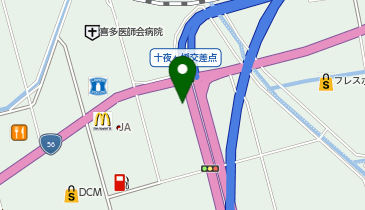 コインランドリーアクアオズメッセ店の地図画像