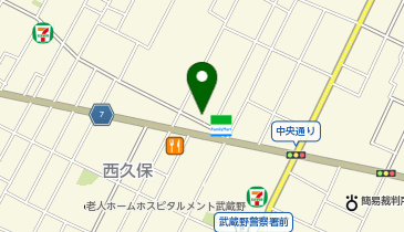 LAUNDRYGARDEN武蔵野西久保店の地図画像