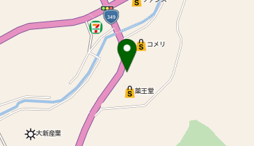 コインランドリーひまわり霊山店の地図画像