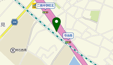 コインランドリー西二見店の地図画像